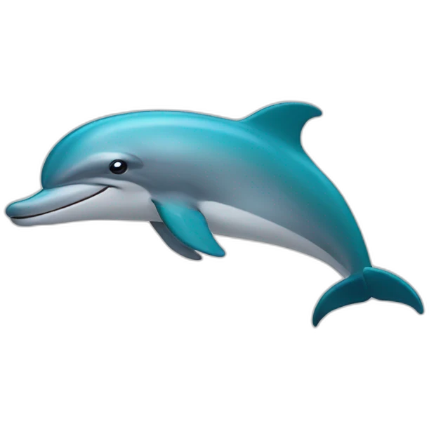 a dolphin face emoji