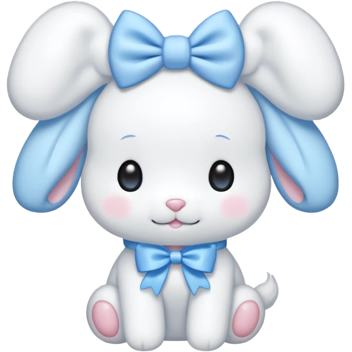 Cinnamoroll with bows
 emoji