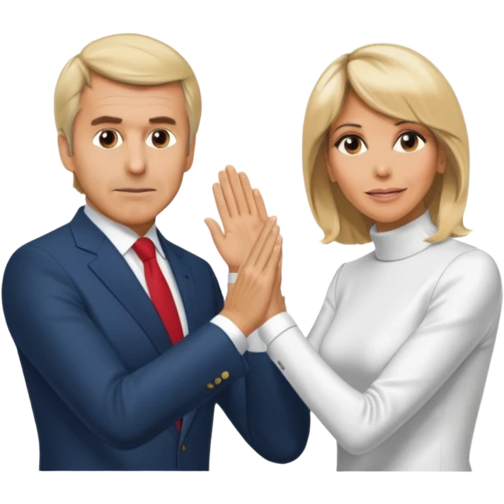 Brigitte macron slapped her husband  emoji