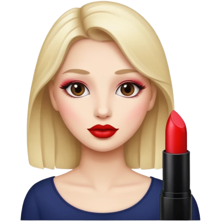 Fille maquiller emoji
