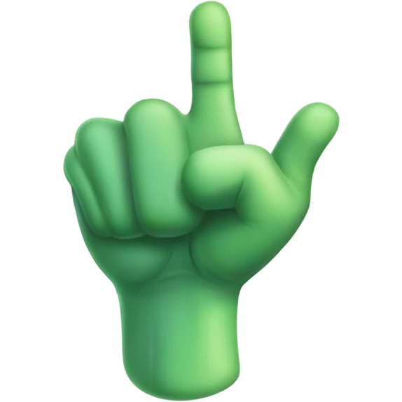 thumb up hand alien emoji