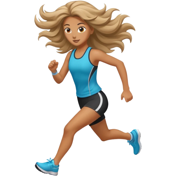 Chica corriendo  emoji