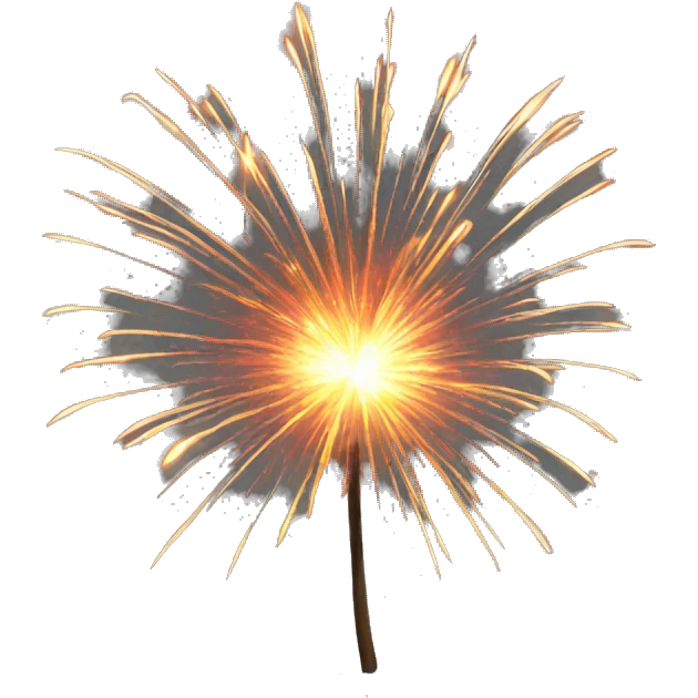 firework realistic  emoji