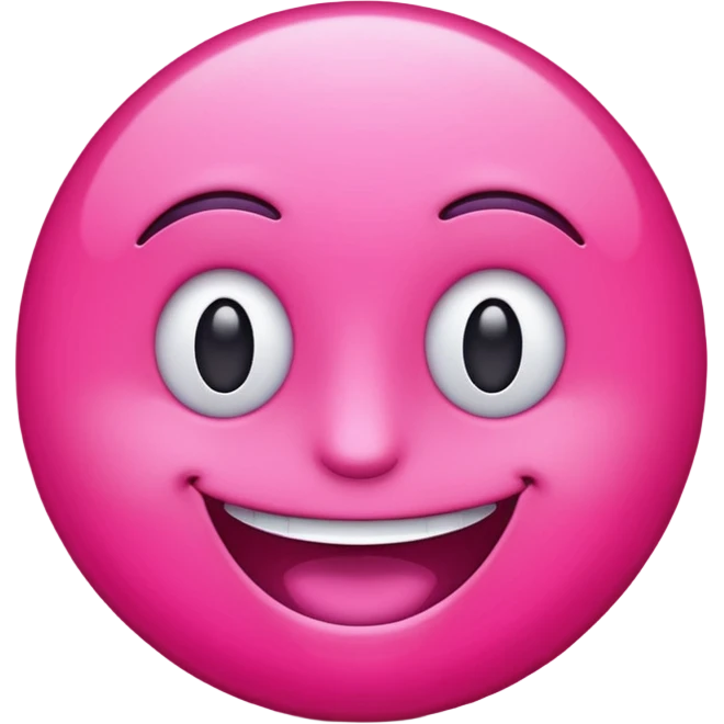 make a discord emoji role that is bright hot pink, almost neon for someone who host events- non gender specified emoji
