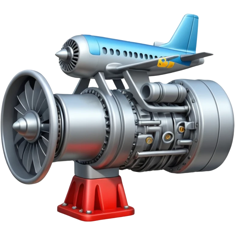 generate realistic airplane engine emoji