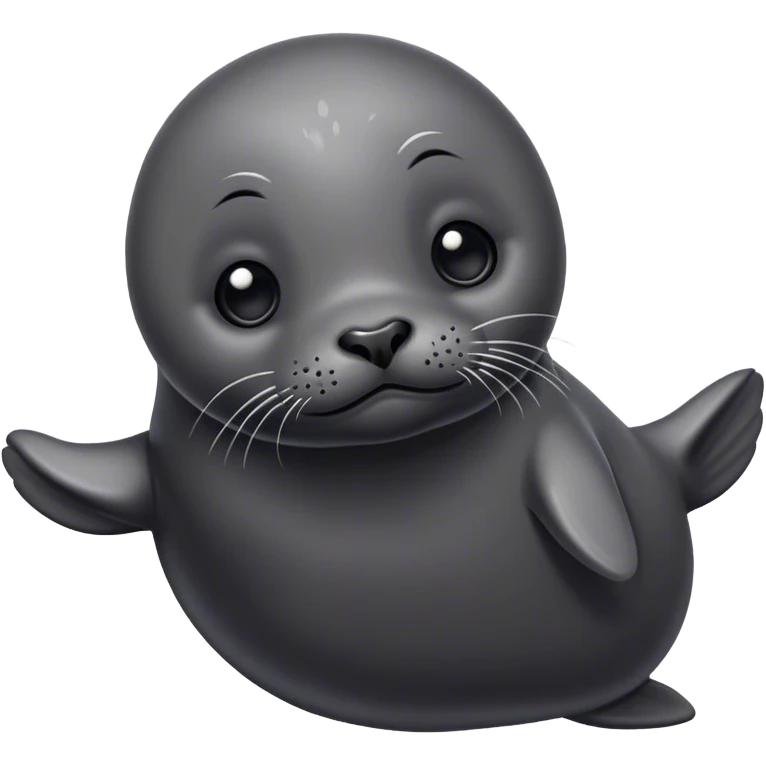 Cute but weird seal emoji