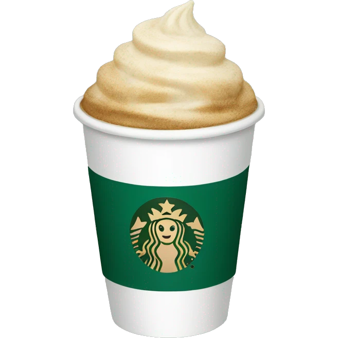 Starbucks cup emoji