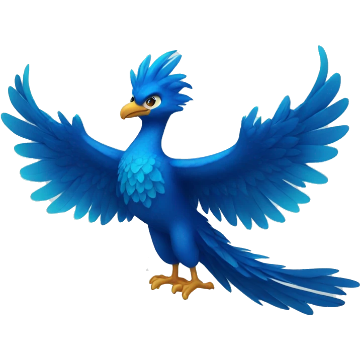 blue phoenix emoji