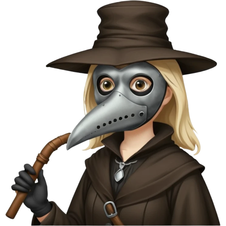 Girl with bubonic plague emoji