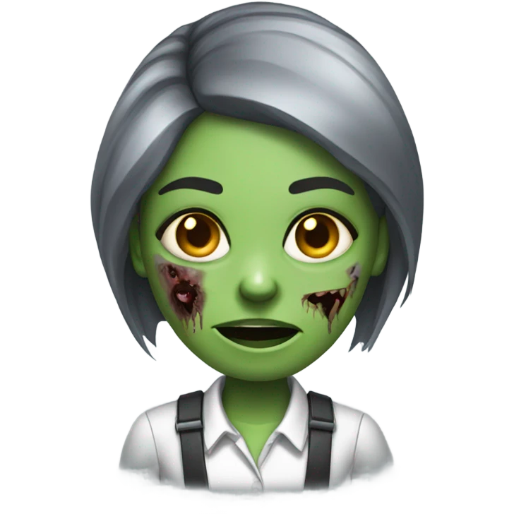 corporate zombie girl emoji