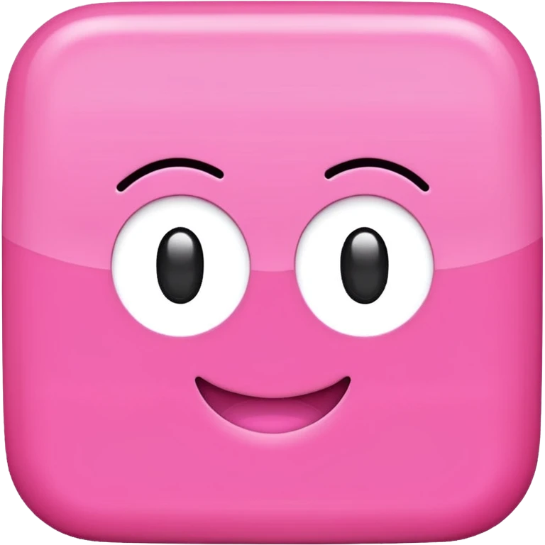 Pink square with 'OK' text emoji