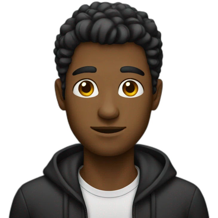 Hombre negro emoji