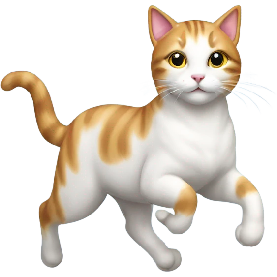 Cat on unicorn emoji