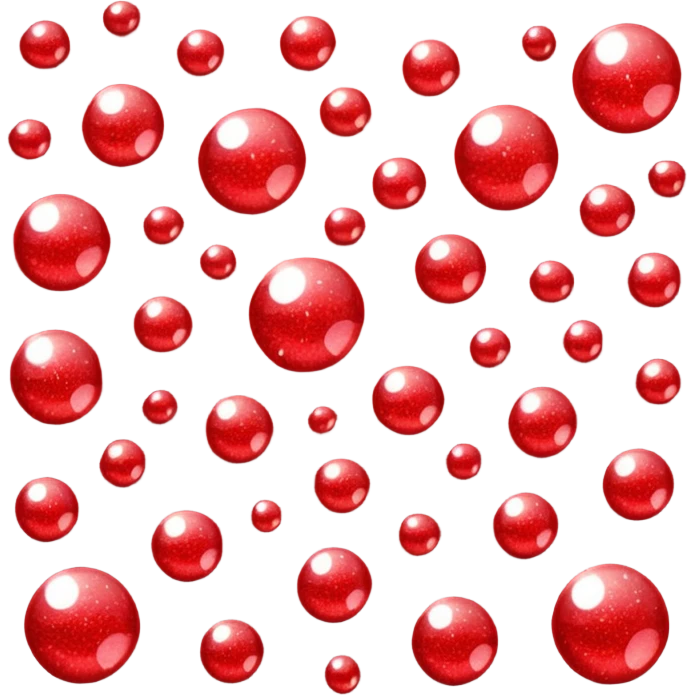 red glitter army emoji