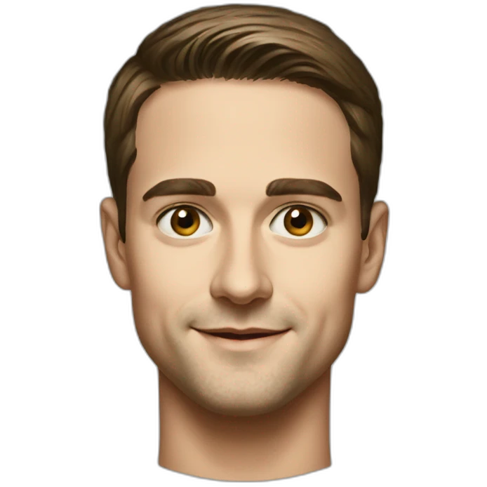 portrait of Evan Spiegel emoji