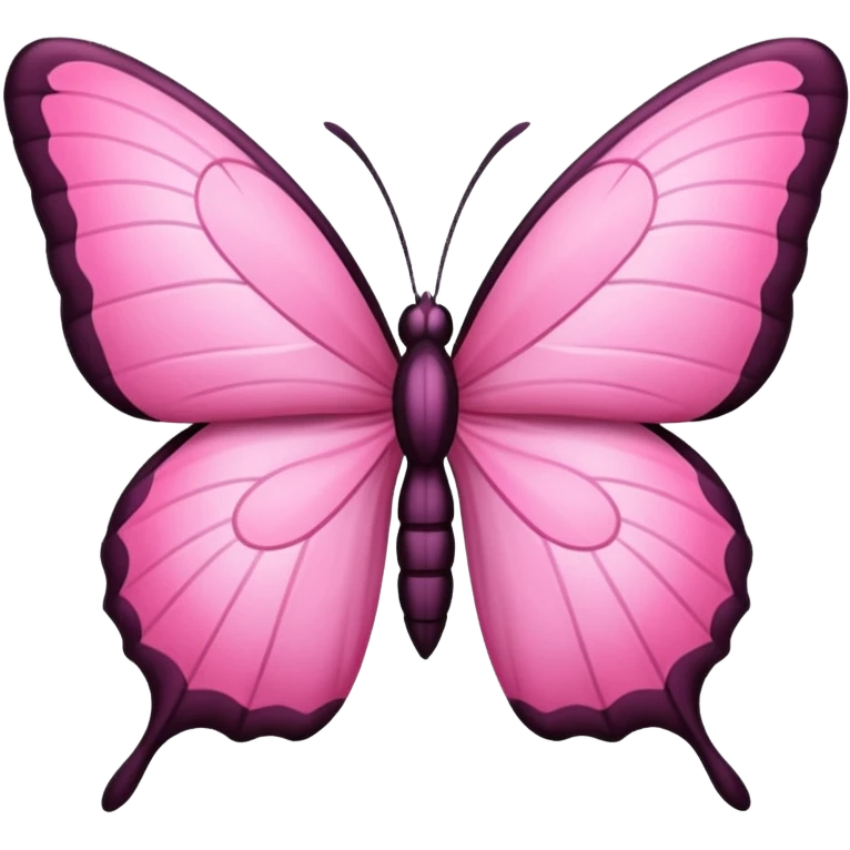 Borboleta rosa emoji