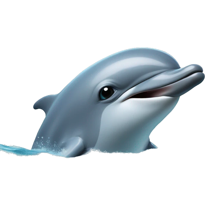 dolphin doing the "I just want to be part of your symphony" meme emoji