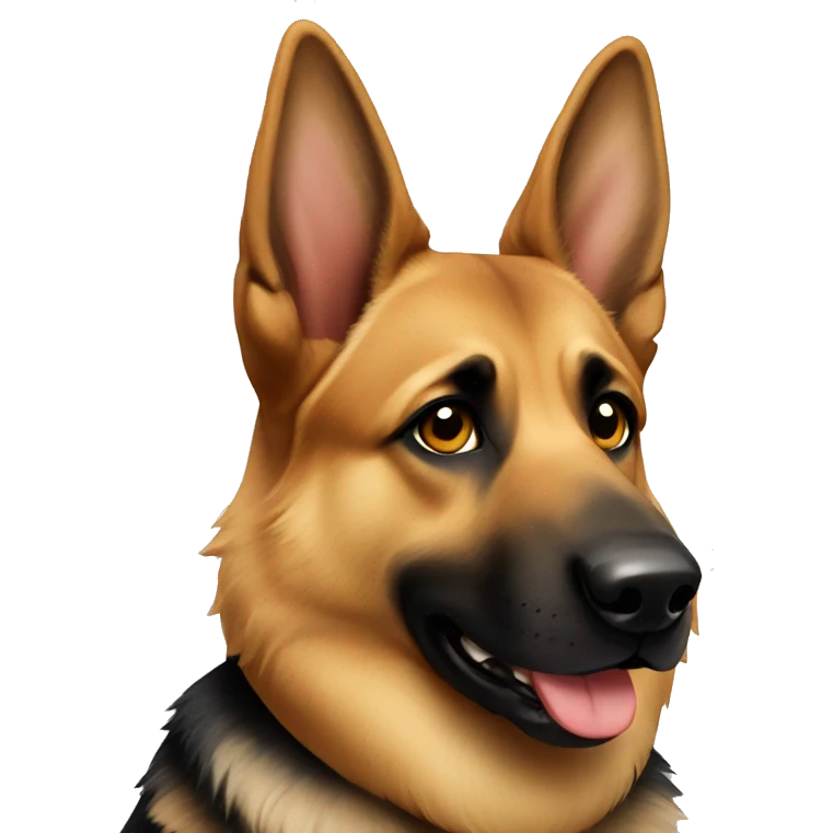 German shepherd  emoji