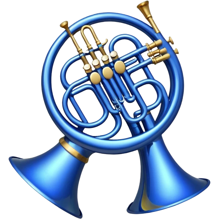 i want an emoji of a blue french horn music from the tv show how i met your mother emoji