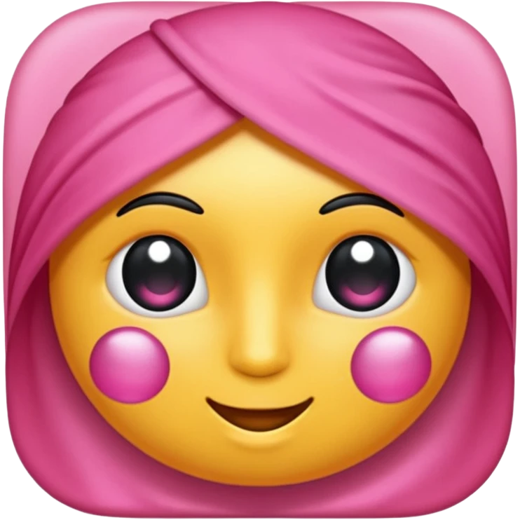 Um emoji de um laço rosa emoji