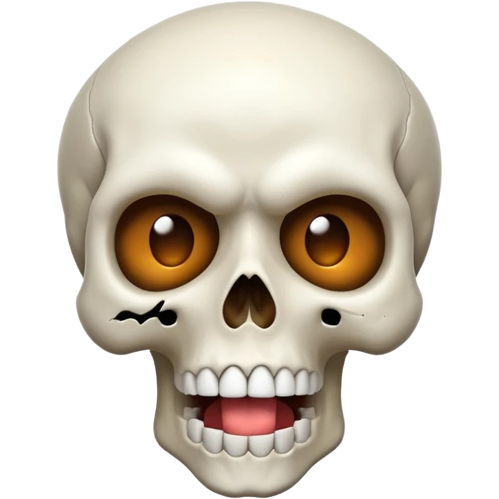 Shocked emoji + skull emoji emoji