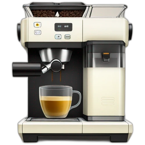Yelowish white moccamaster coffee machine  emoji