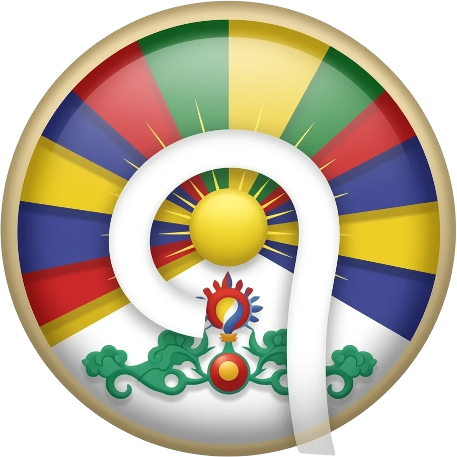 Emoji de símbolo de ࿉ tibietano emoji