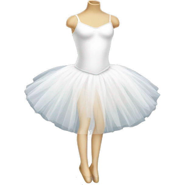 white ballet tutu  emoji