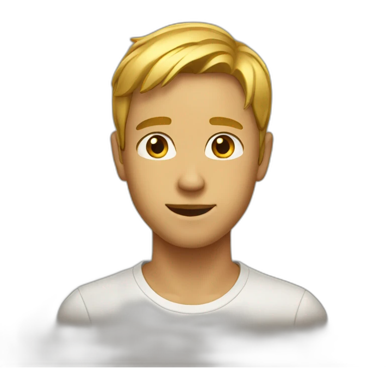 Golden boy emoji