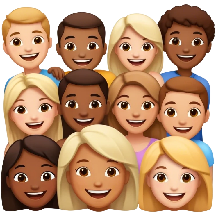 happy moments with friends emoji