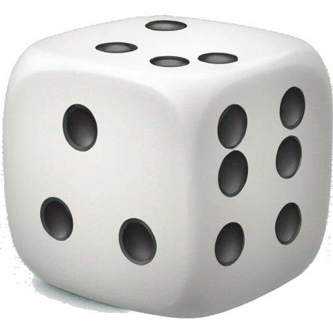 dICE WITH ONE emoji