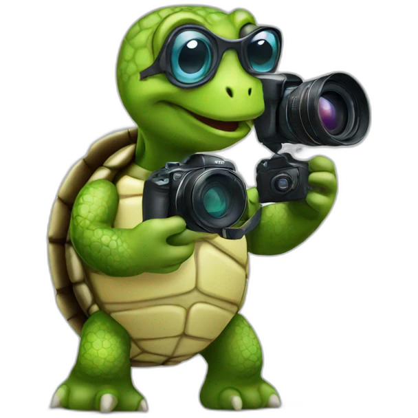 TURTLE WITH CAMERA emoji