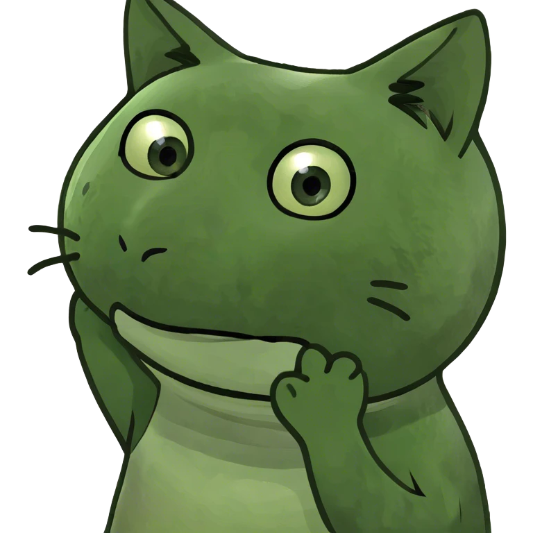 Cat holding its ears in distress from being overwhelmed emoji