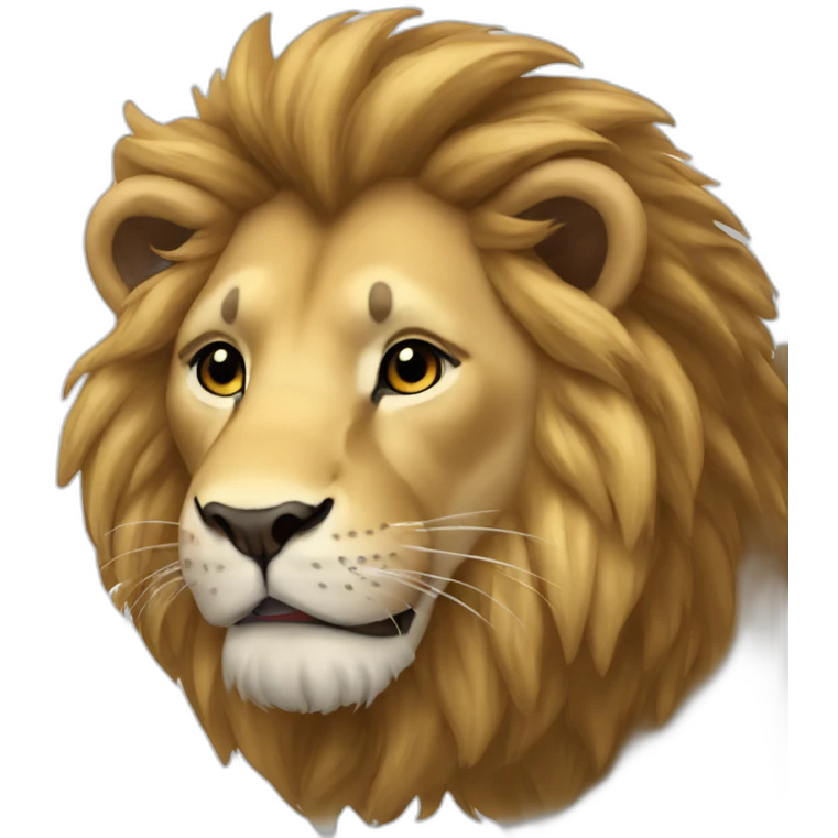 Lion volant emoji