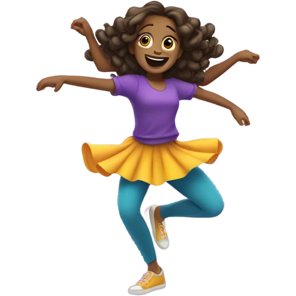 girl dancing emoji