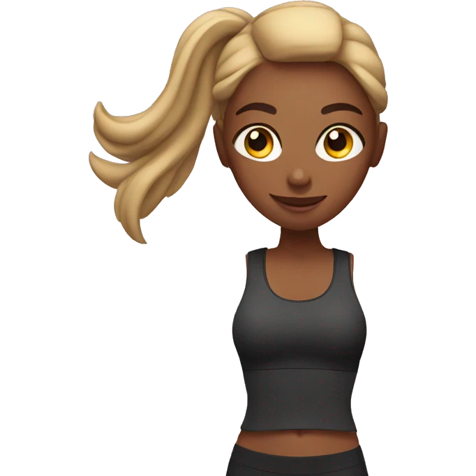 Fitness girl emoji