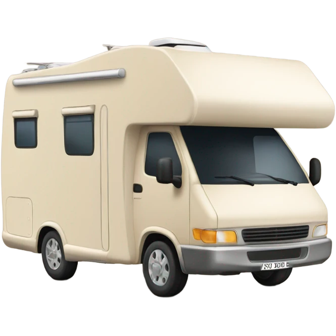 Motorhome beige emoji