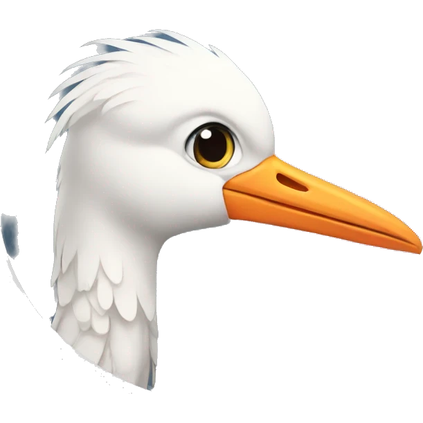 Stork emoji
