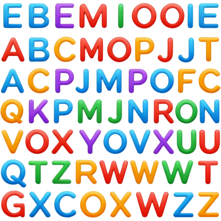 A alphabet emoji