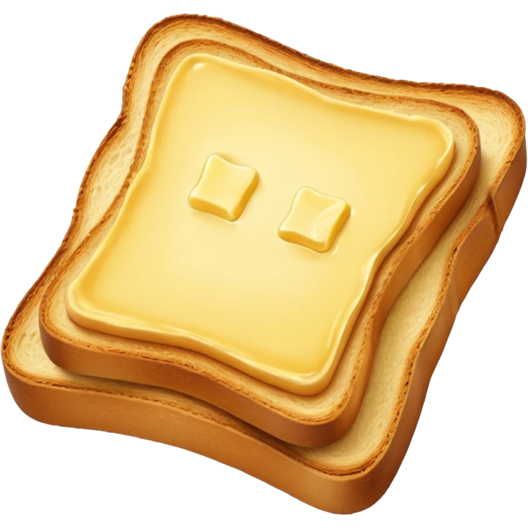 toasts with butter on top emoji