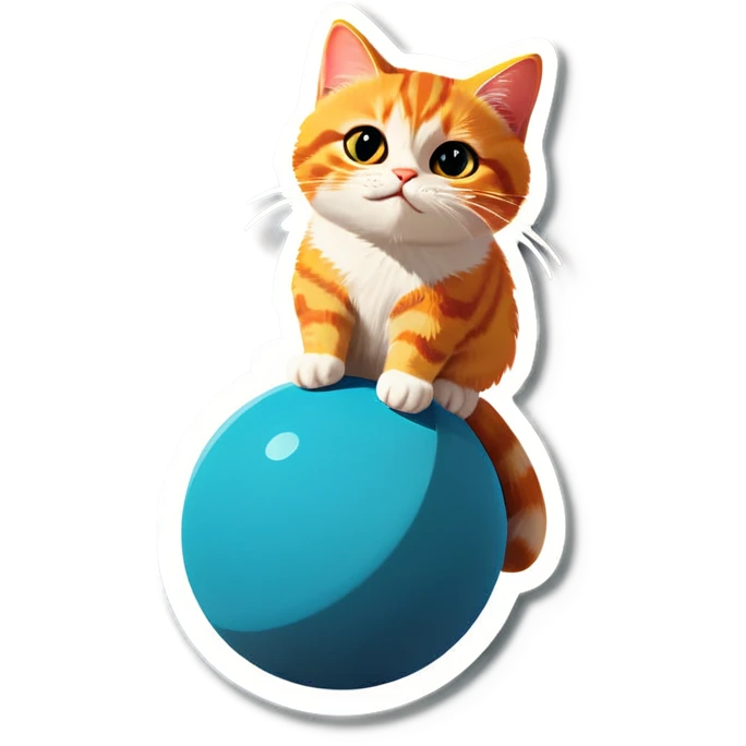 Un chat qui fait du balançoire  emoji