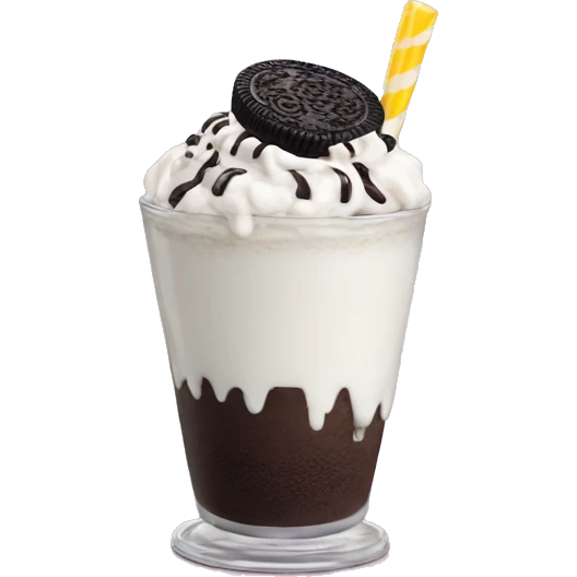 Oreo shake emoji