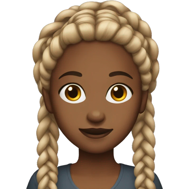 Black girl braids  emoji