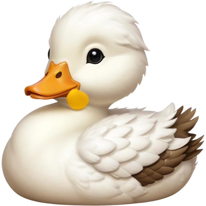 baby uhwite duck emoji