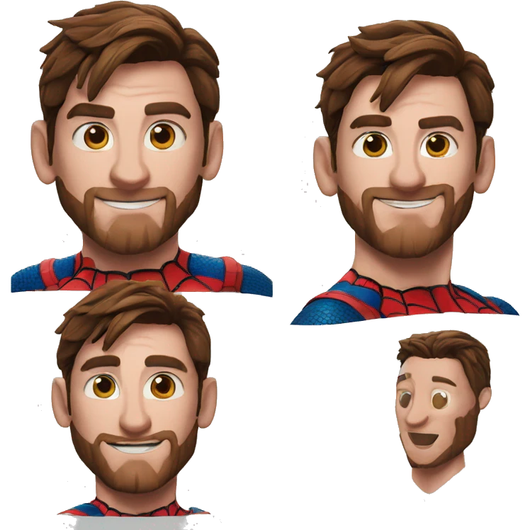 spider man leo messi emoji