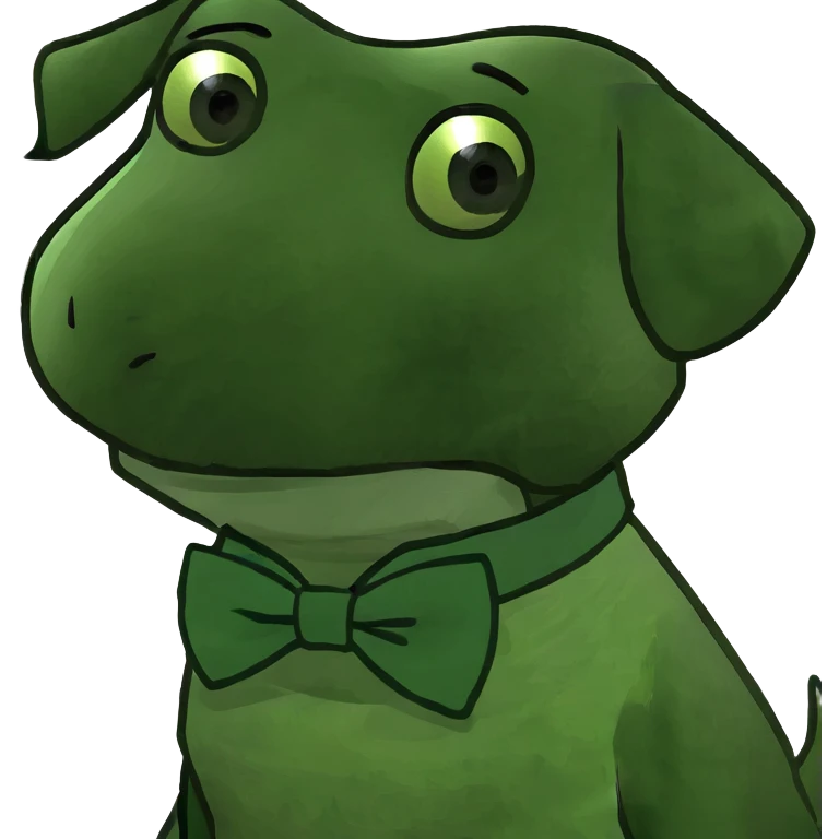 Dog wearing skirts emoji