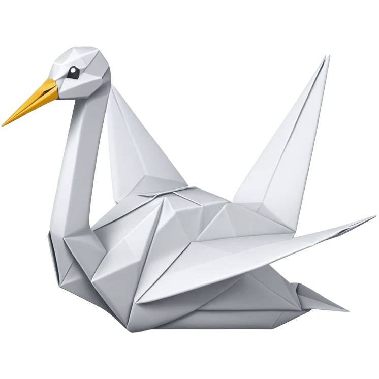 Origami crane emoji