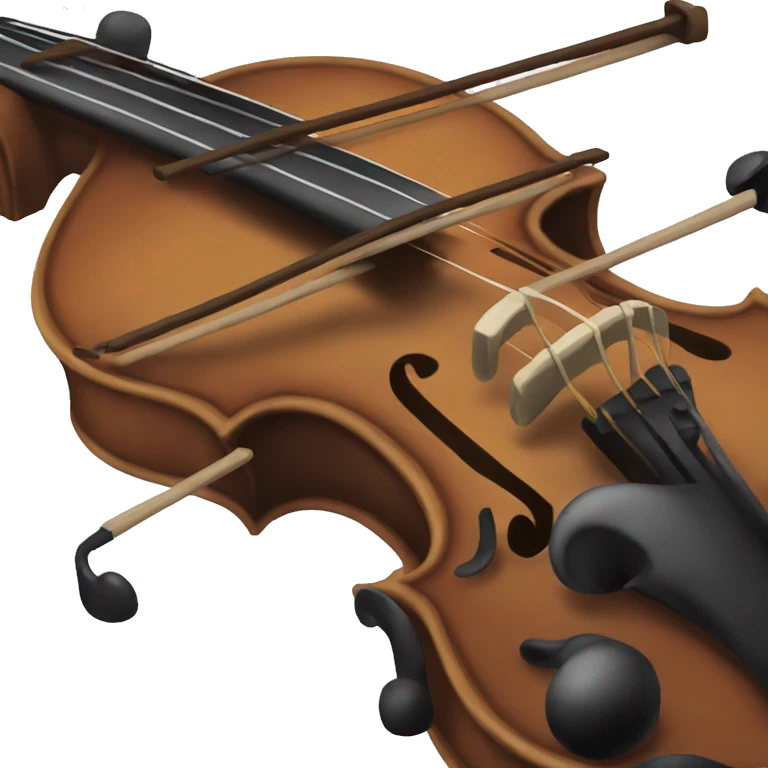 a violin emoji