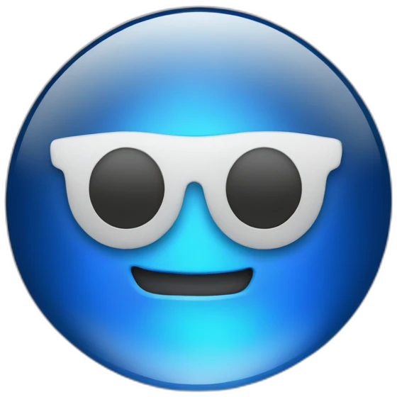 Blue cd emoji