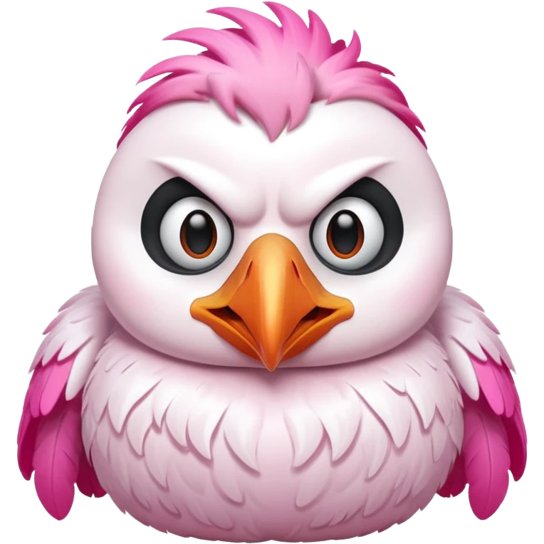 pink puffin angry steam emoji
